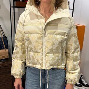 *AUTHENTIC, BRAND NEW* CHRISTIAN DIOR - Short Star Metallic Puffer, Size S